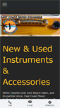 Mobile Screenshot of eastcoastmusicexchange.com