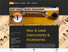 Tablet Screenshot of eastcoastmusicexchange.com